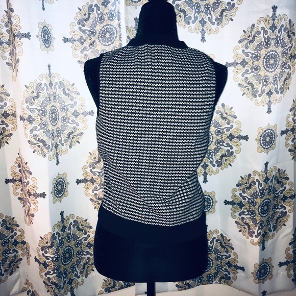 ANN TAYLOR NWOT Striped Work Professional Blouse - Picture 7 of 8